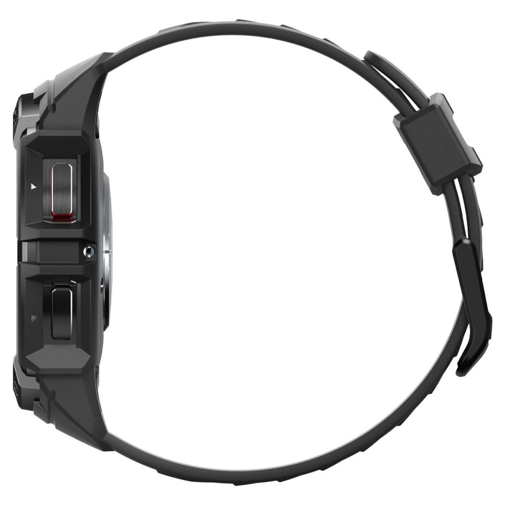 Spigen Rugged Armor Pro Klokkereim & Deksel til Samsung Galaxy Watch 6 Classic 47mm - Svart