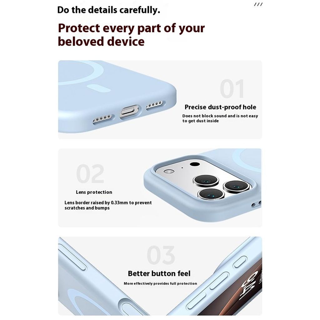 iPhone 18 Pro Max/17 Pro Max Deksel MagSafe-kompatibel - Svart