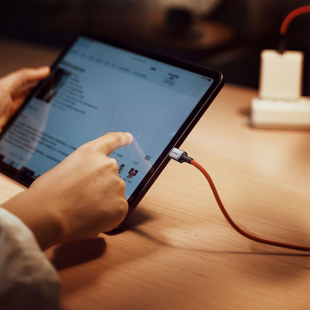 Ugreen US294 USB-C til USB-C kabel 1m rød 3A/480Mb/s