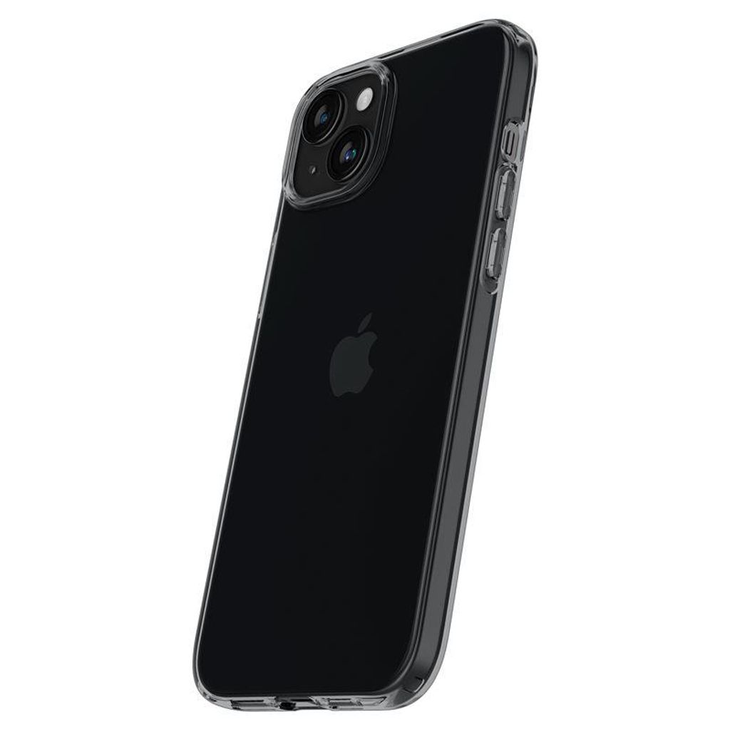 Spigen Crystal Flex Deksel til iPhone 15 Plus - Grå/gjennomsiktig