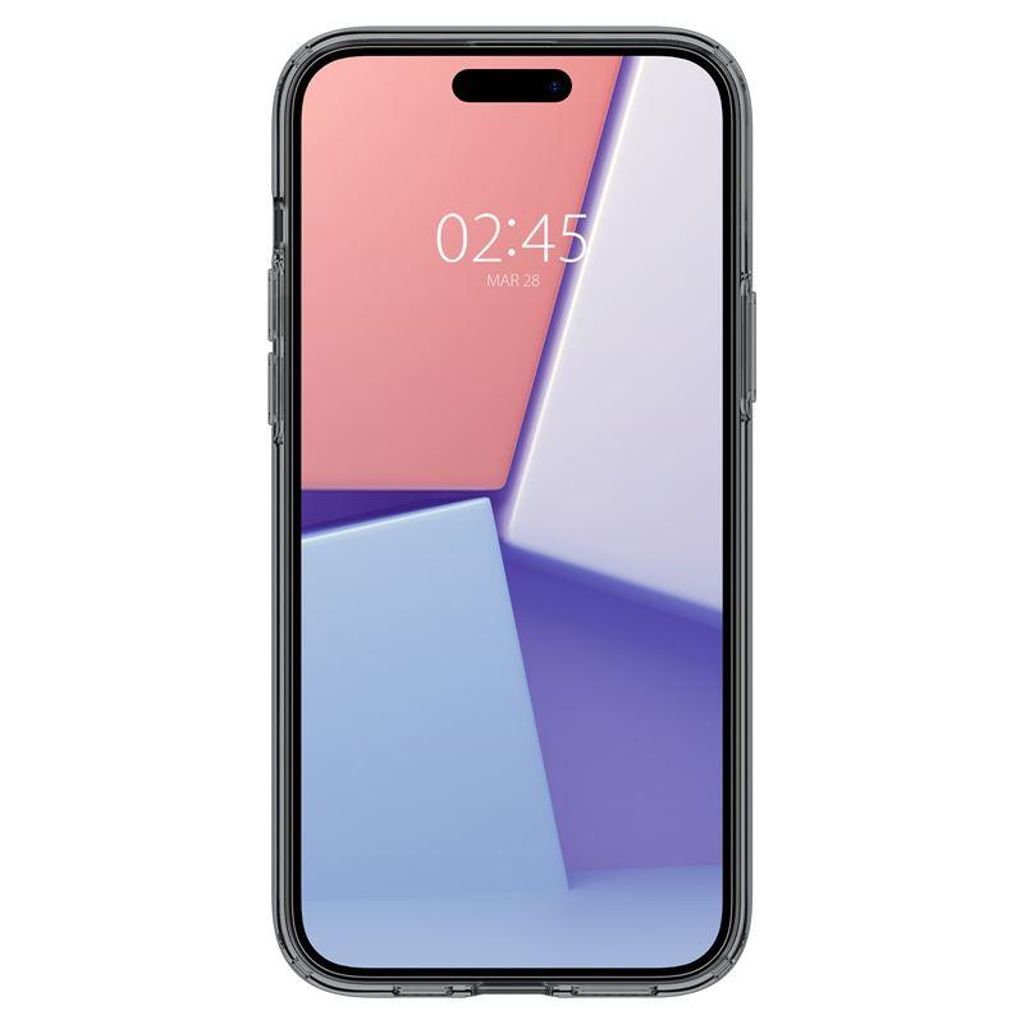 Spigen Crystal Flex Deksel til iPhone 15 Plus - Grå/gjennomsiktig