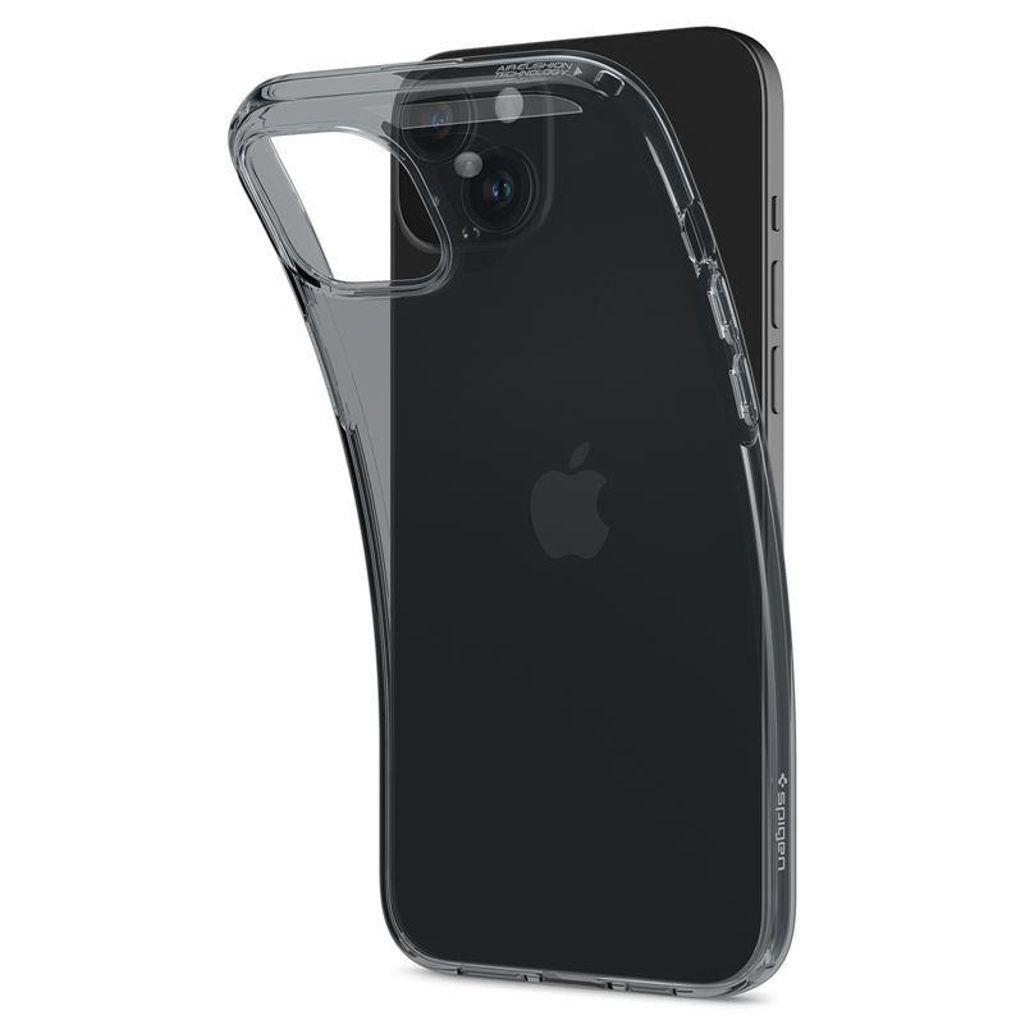 Spigen Crystal Flex Deksel til iPhone 15 Plus - Grå/gjennomsiktig