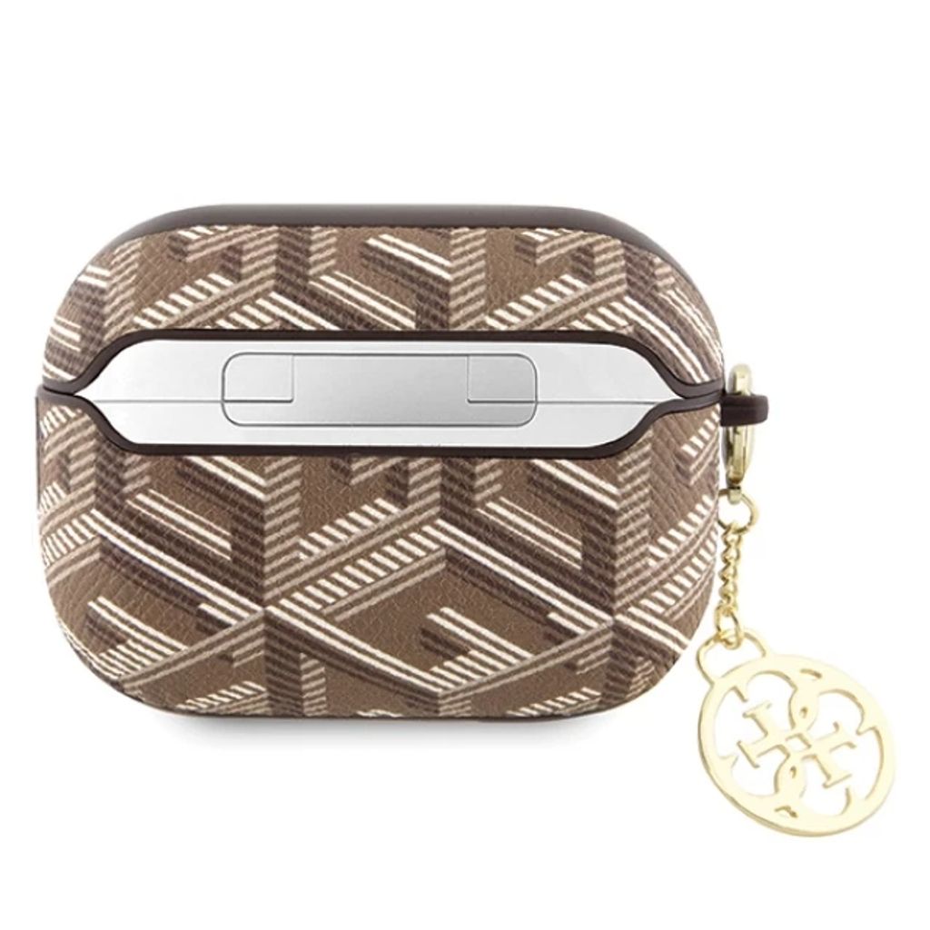 Guess GCube Charm Etui till Airpods Pro 2 - Brun
