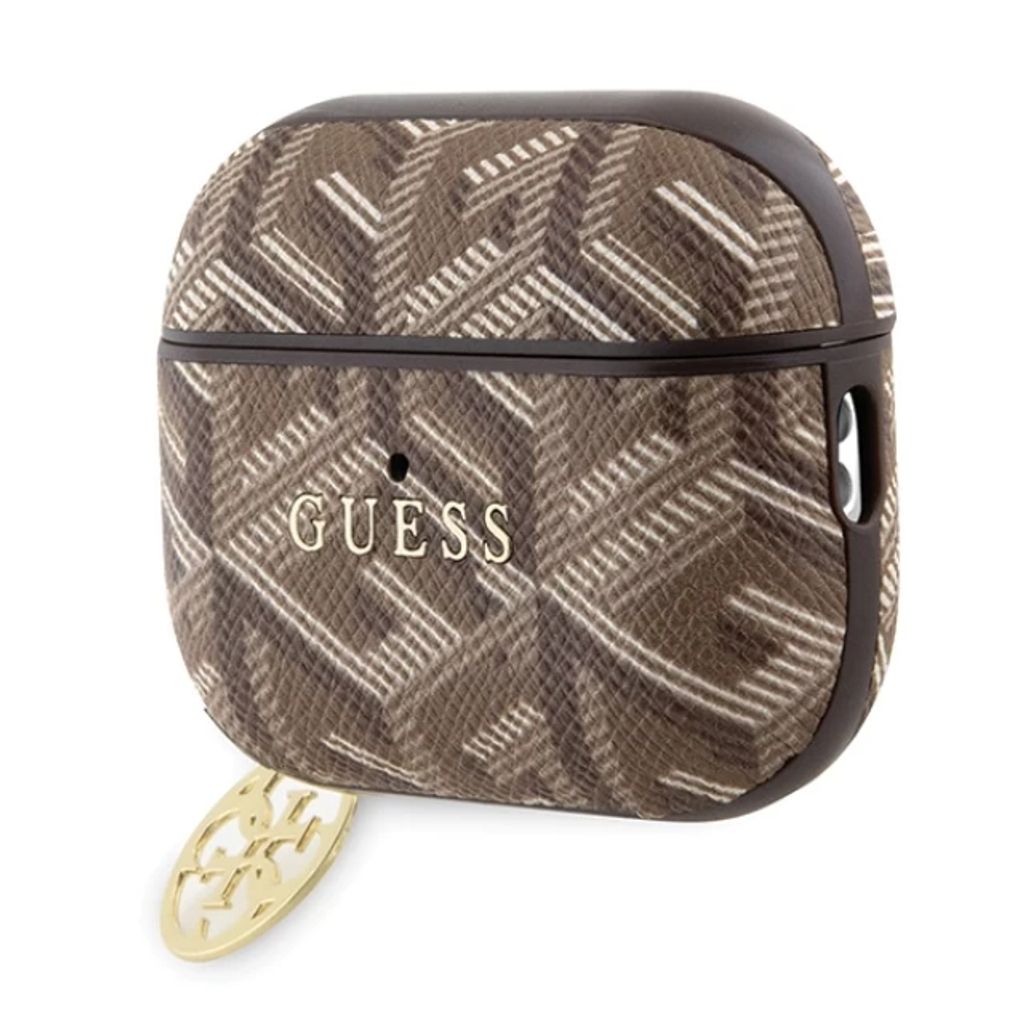 Guess GCube Charm Etui till Airpods Pro 2 - Brun