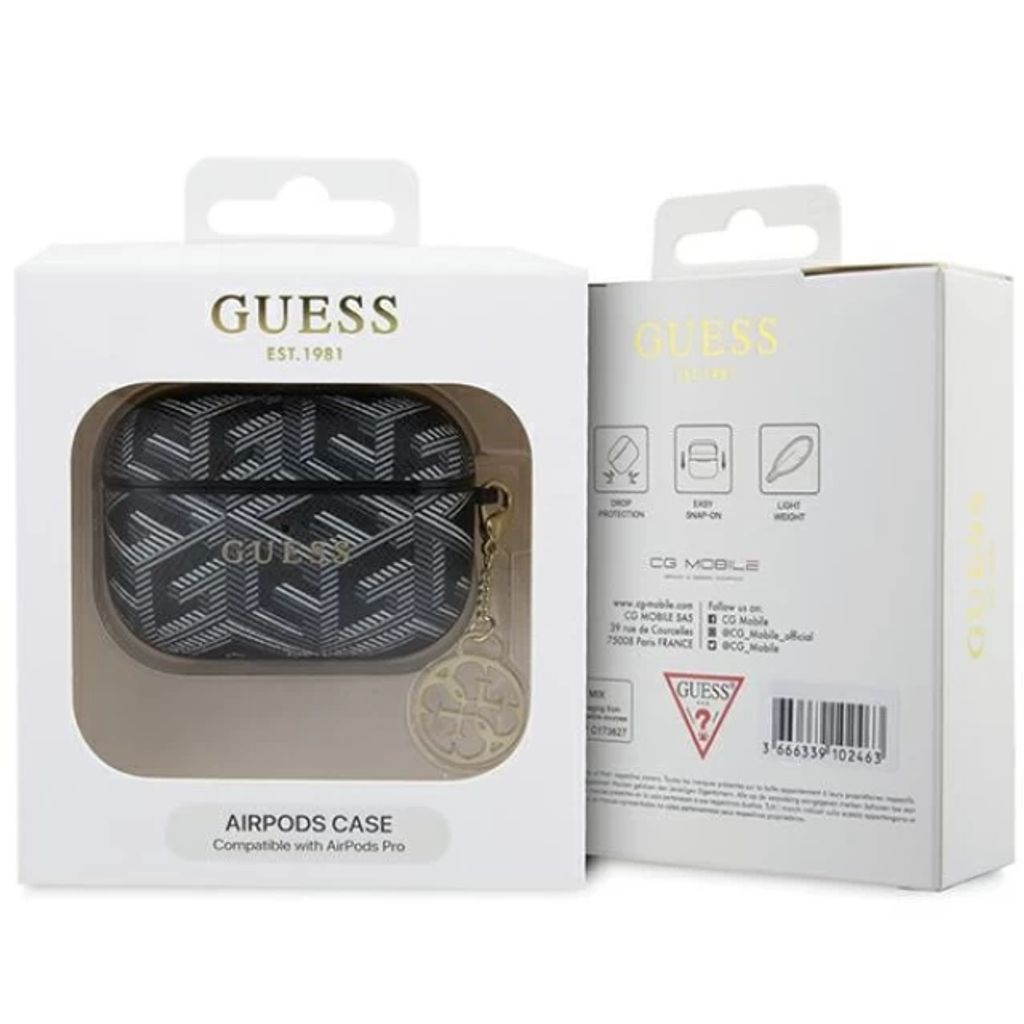 Guess GCube Charm Fodral till AirPods Pro - Svart