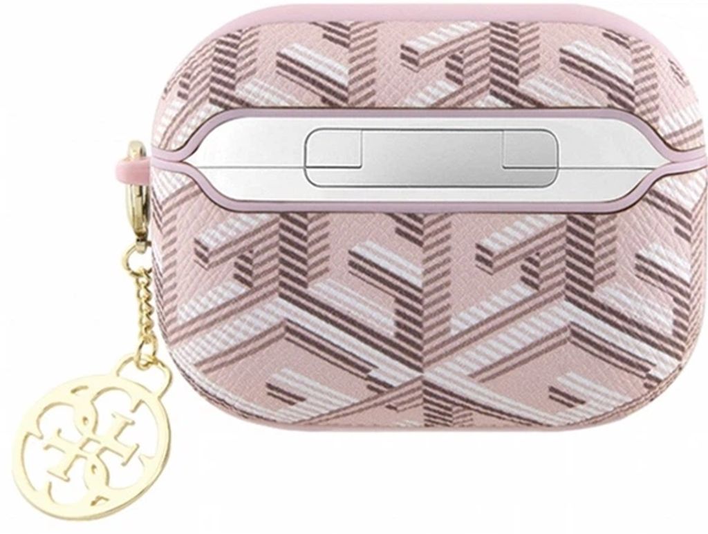 Guess GCube Charm Fodral till AirPods Pro - Rosa
