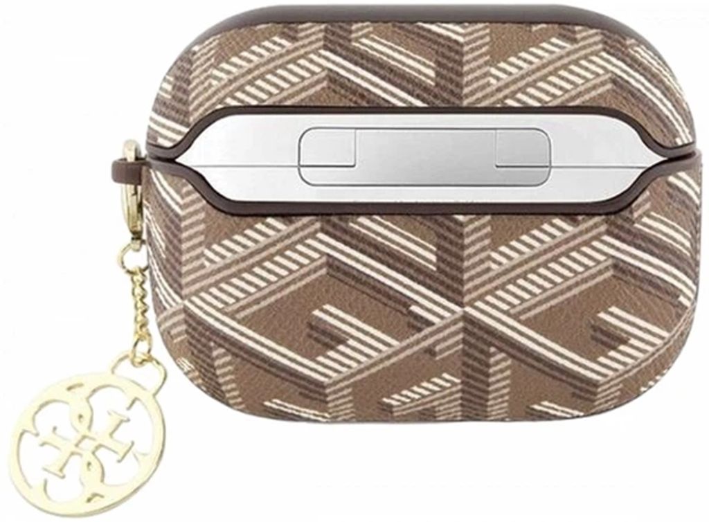 Guess GCube Charm Fodral till AirPods Pro - Brun