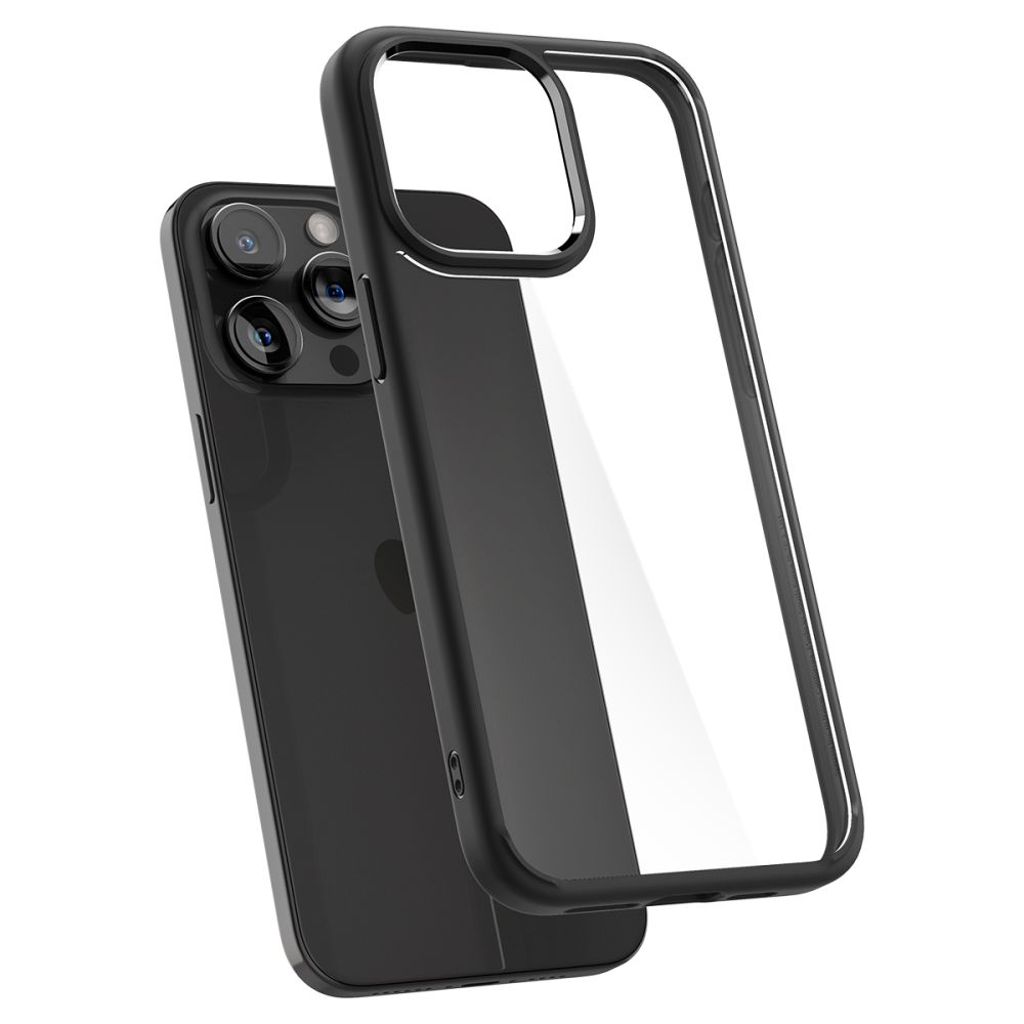 Spigen Ultra Hybrid Deksel til iPhone 15 Pro Max - Matte Black