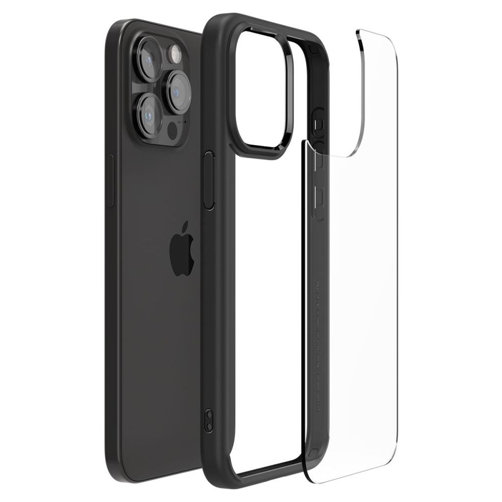 Spigen Ultra Hybrid Deksel til iPhone 15 Pro Max - Matte Black