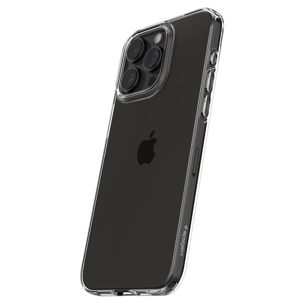 Spigen Liquid Crystal Deksel til iPhone 15 Pro Max - Gjennomsiktig