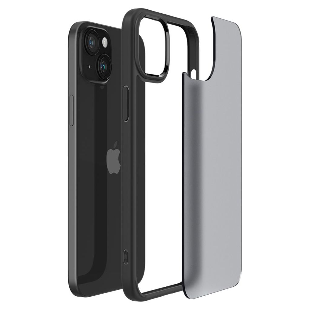 Spigen Ultra Hybrid Case for iPhone 15 - Transparent Black
