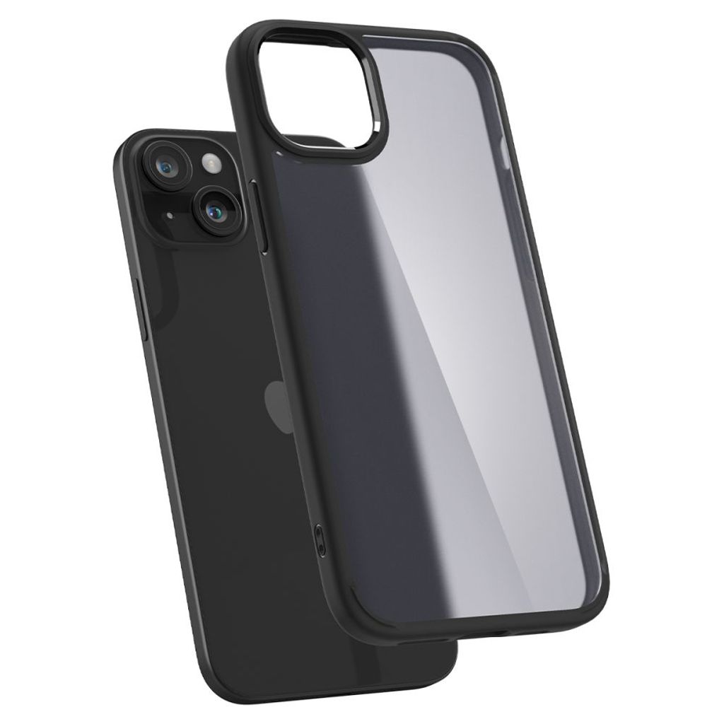 Spigen Ultra Hybrid Case for iPhone 15 - Transparent Black