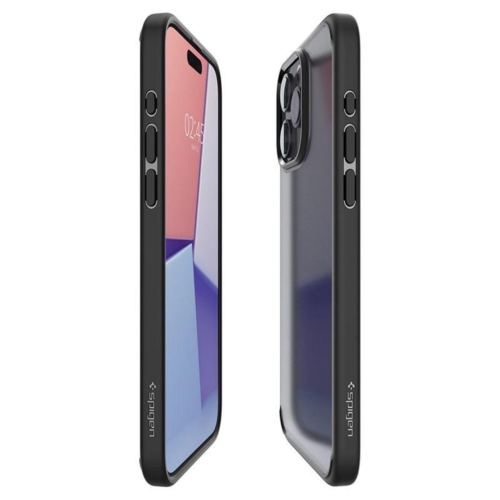 Spigen Ultra Hybrid Deksel til iPhone 15 Pro Max - Gjennomsiktig svart