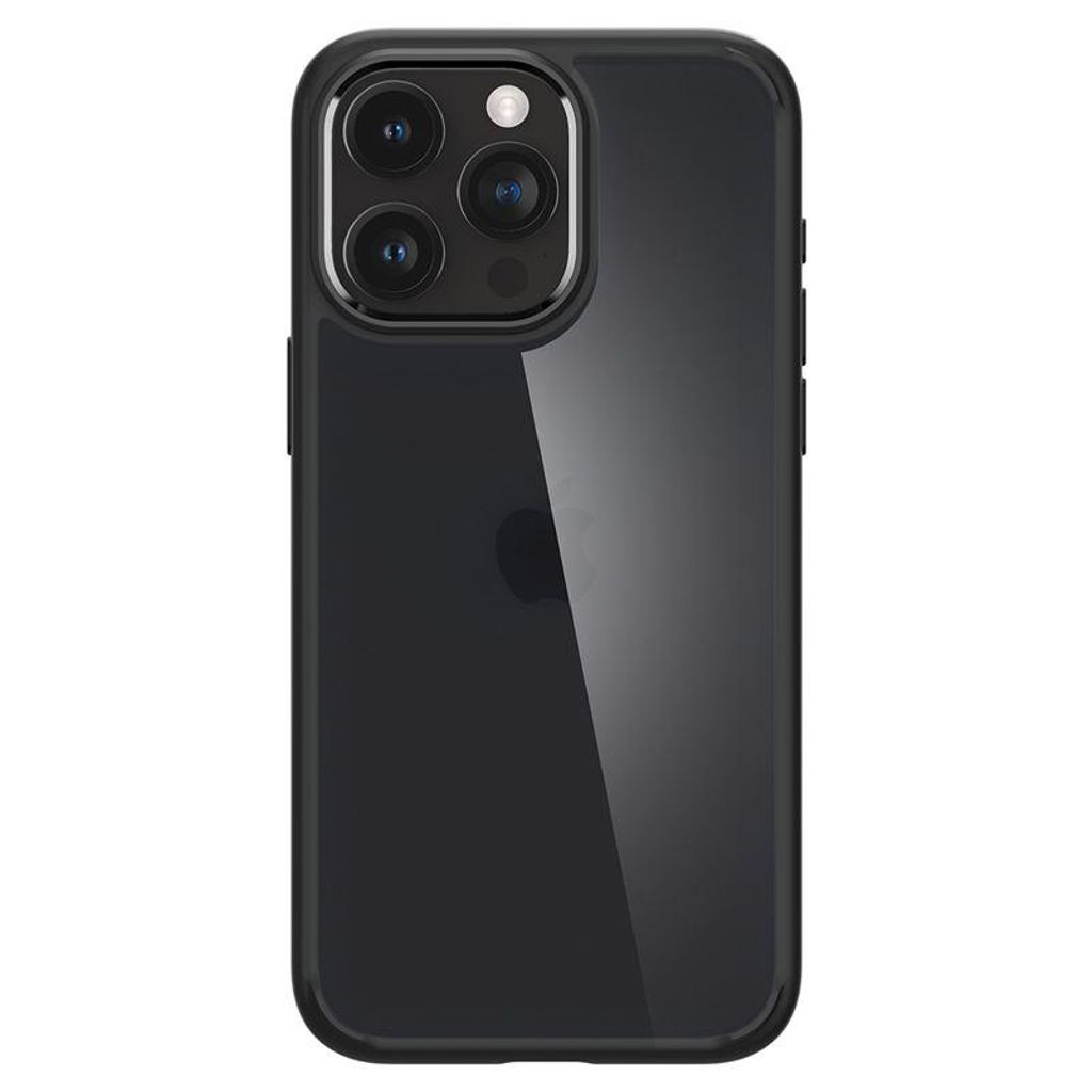 Spigen Ultra Hybrid Deksel til iPhone 15 Pro Max - Gjennomsiktig svart