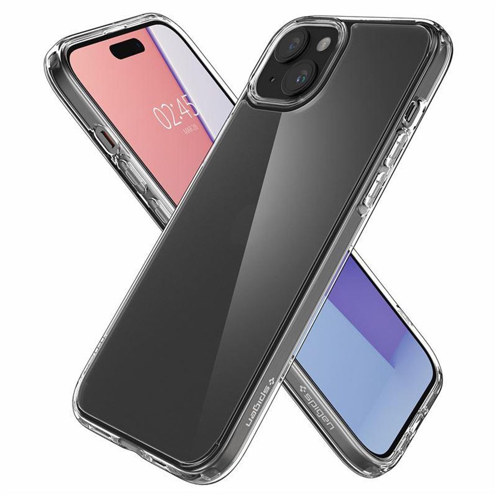 Spigen Ultra Hybrid Deksel til iPhone 15 Plus - Gjennomsiktig matt