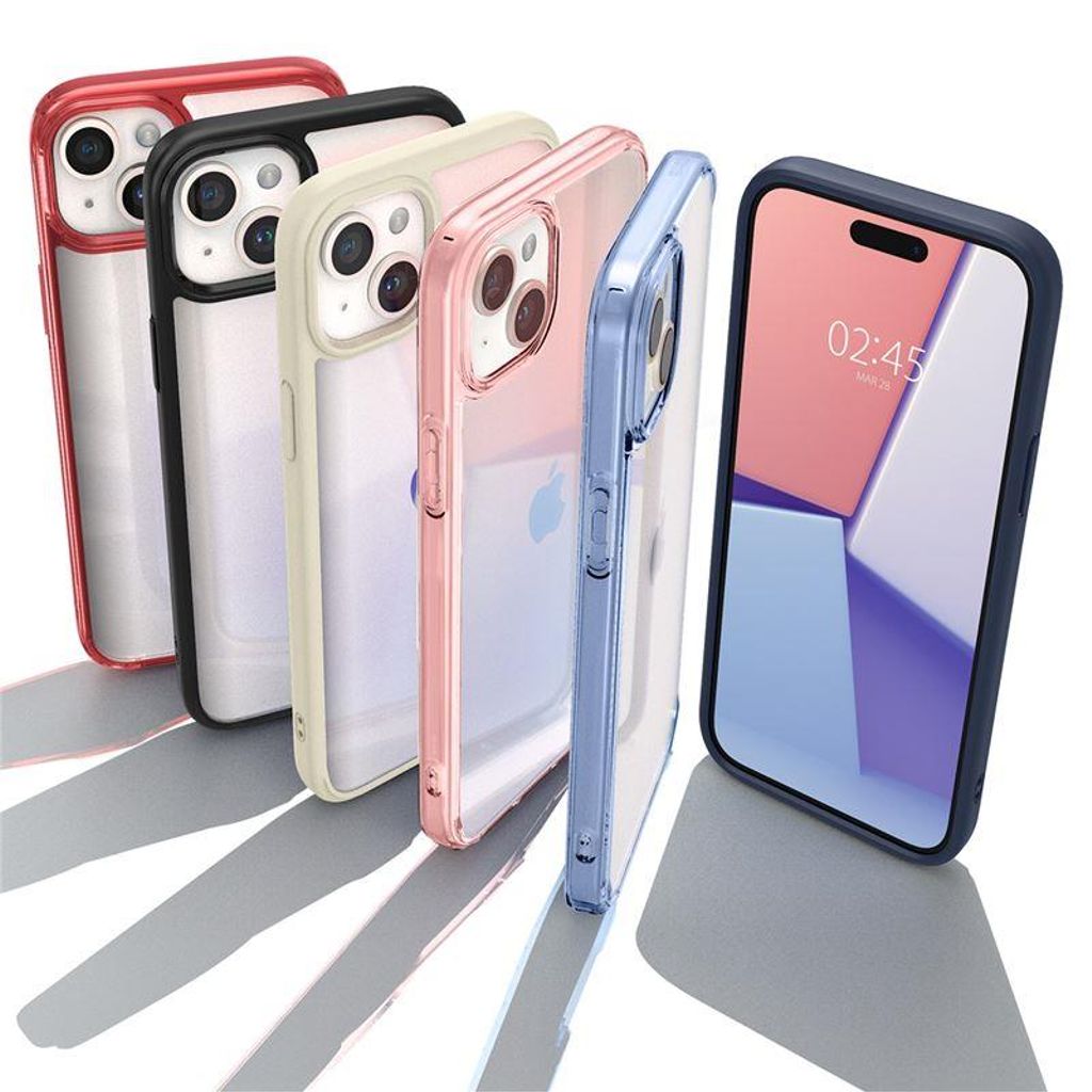 Spigen Ultra Hybrid Deksel til iPhone 15 Plus - Gjennomsiktig matt