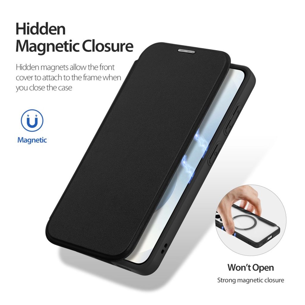 DUX DUCIS Samsung Galaxy S26 MagSafe Plånboksfodral – Svart