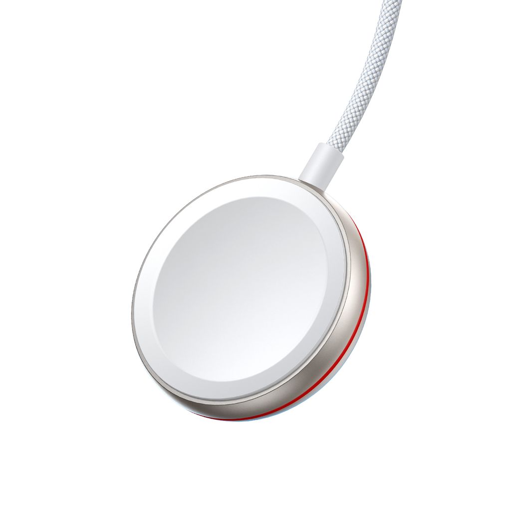 Joyroom S-IW012 Lightning-kabel og induktiv lader til Apple Watch – hvit