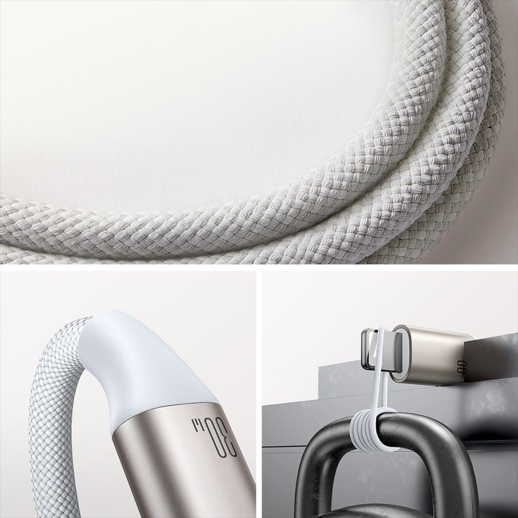 Joyroom S-IW012 Lightning-kabel og induktiv lader til Apple Watch – hvit