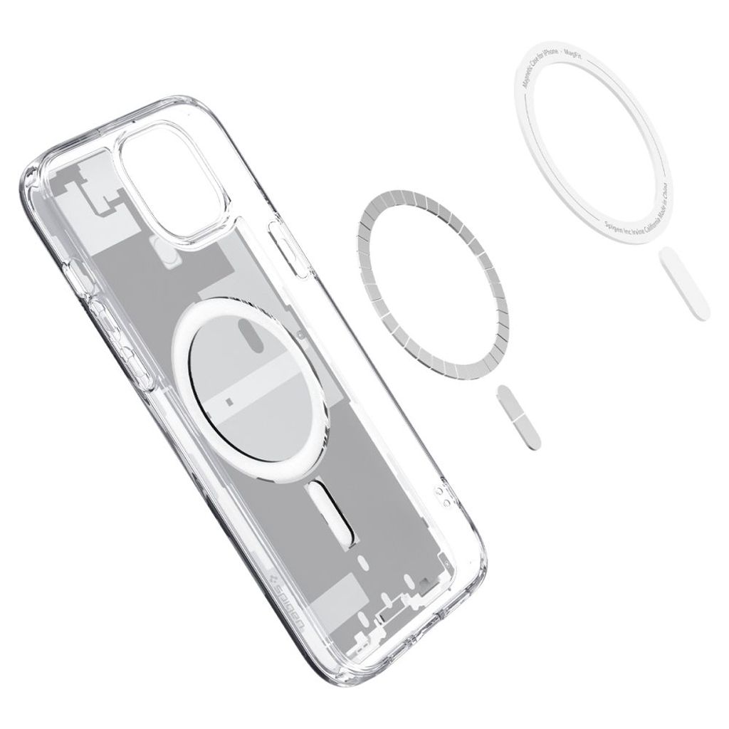 Spigen Ultra Hybrid MagSafe Zero One Deksel til iPhone 15 Plus - Hvit