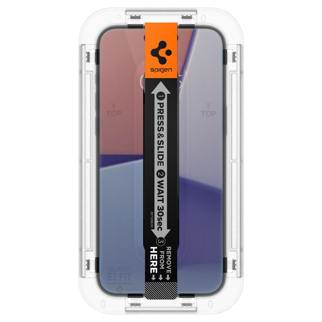 Spigen Glas.tR EZ Fit Privacy Screen Protector for iPhone 15/16 - Transparent