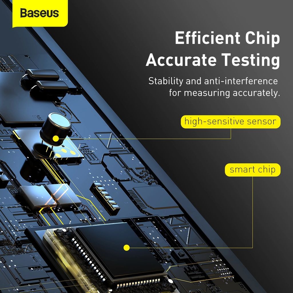Baseus alkometer - Svart