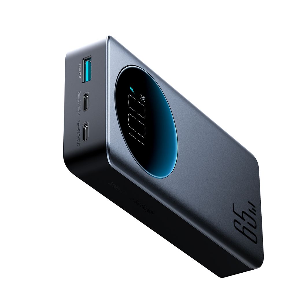 Joyroom powerbank 65W 20000mAh svart (JR-PBF04)