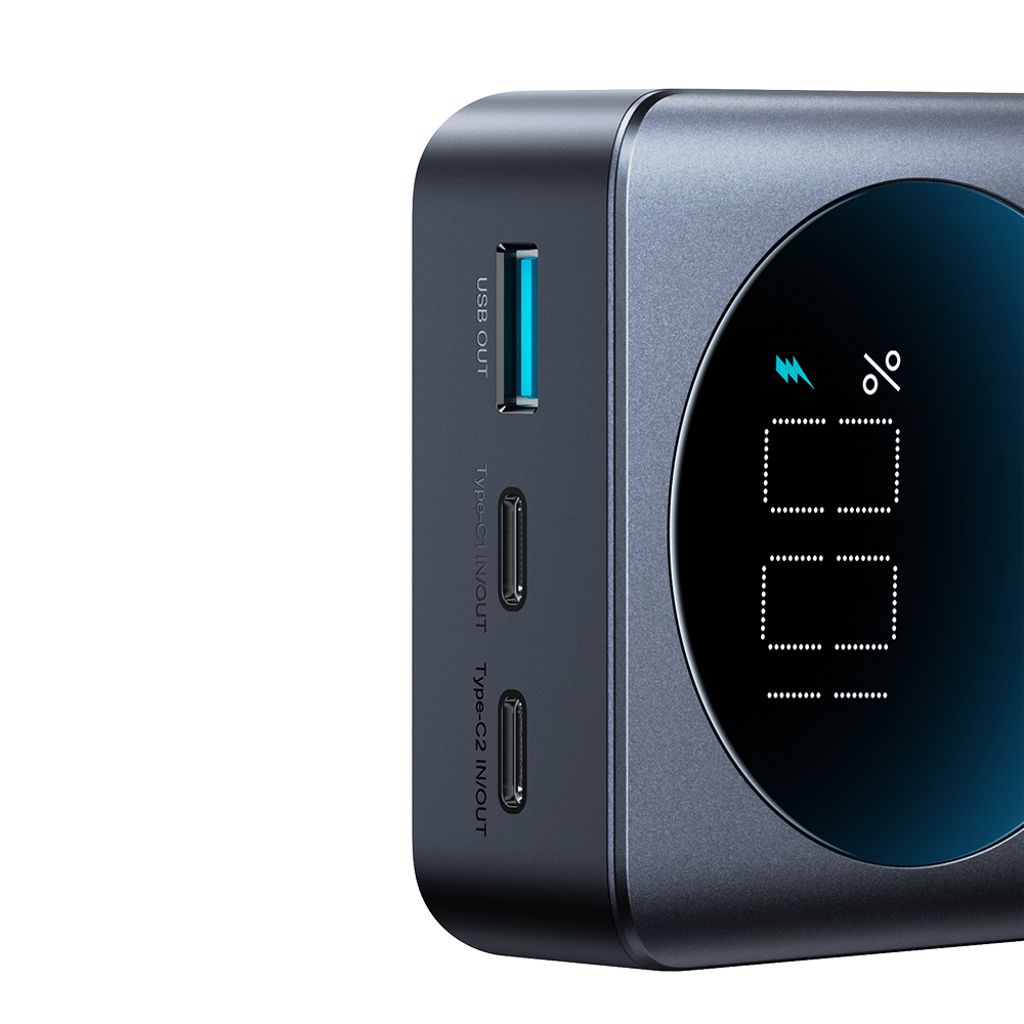 Joyroom powerbank 65W 20000mAh svart (JR-PBF04)