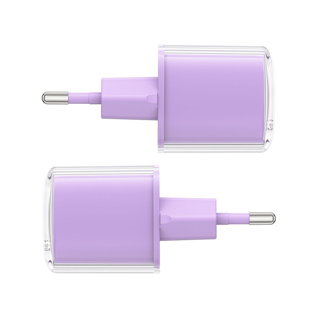 Acefast A53 PD 30W GaN USB-C laddare med display - lila