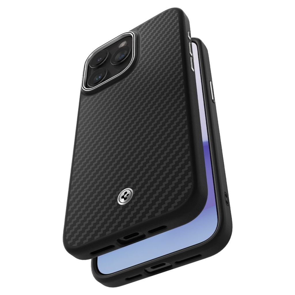 Spigen Enzo Aramid MagSafe Case for iPhone 15 Pro - Matte Black