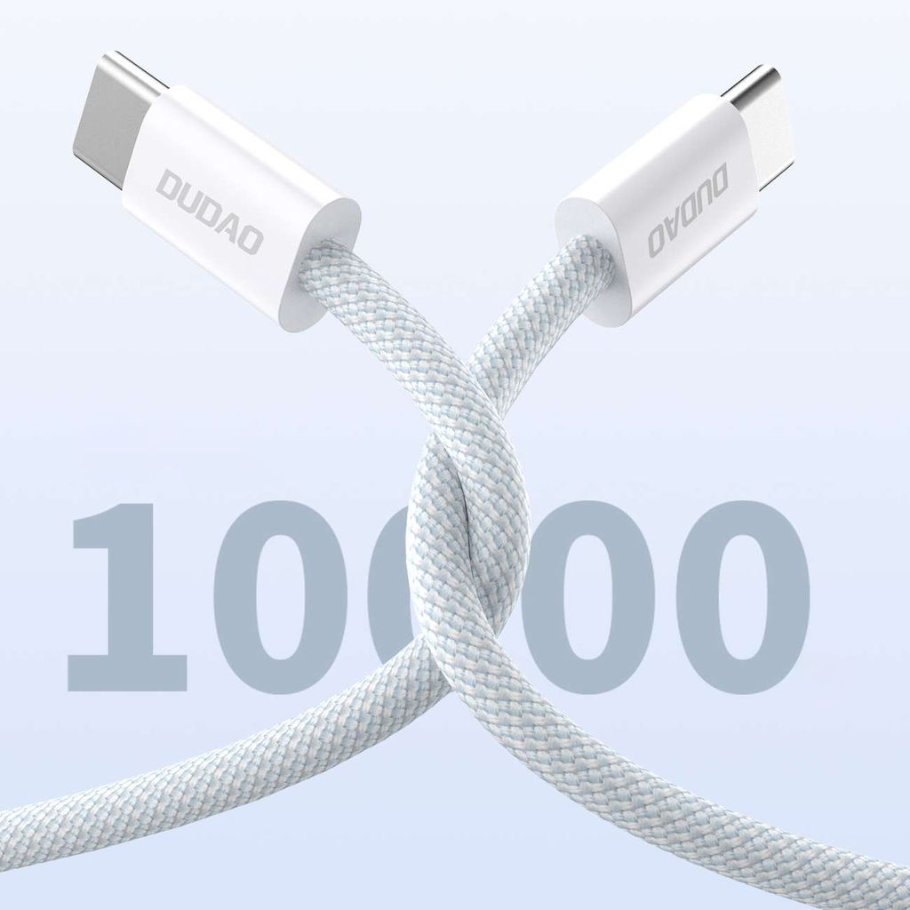 Dudao L6C USB-C til USB-C PD 30W kabel 2 meter – lyseblå