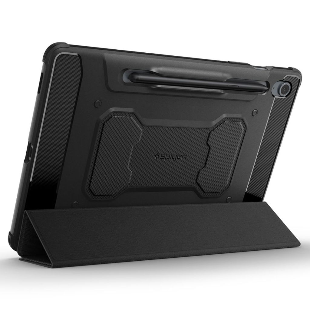 Spigen Rugged Armor Pro Fodral till Samsung Galaxy Tab S9 FE - Svart