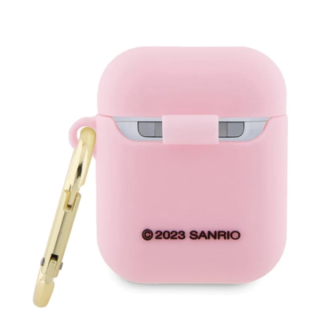 Hello Kitty 3D Silikon Fodral till Airpods 1/2 - Rosa