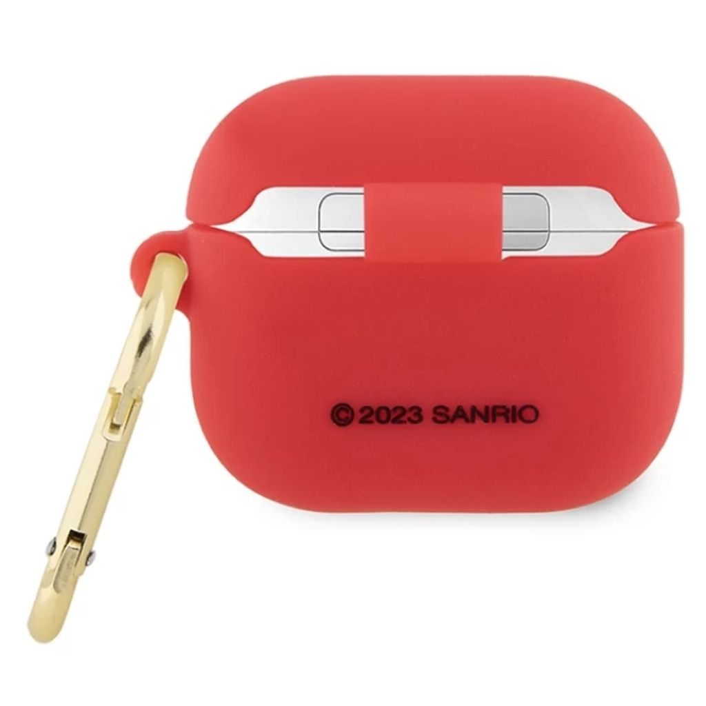 Hello Kitty 3D Silikon Fodral till Airpods 3 - Röd