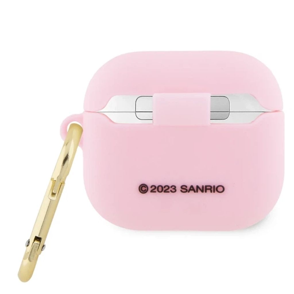 Hello Kitty 3D Silikon Fodral till Airpods 3 - Vit