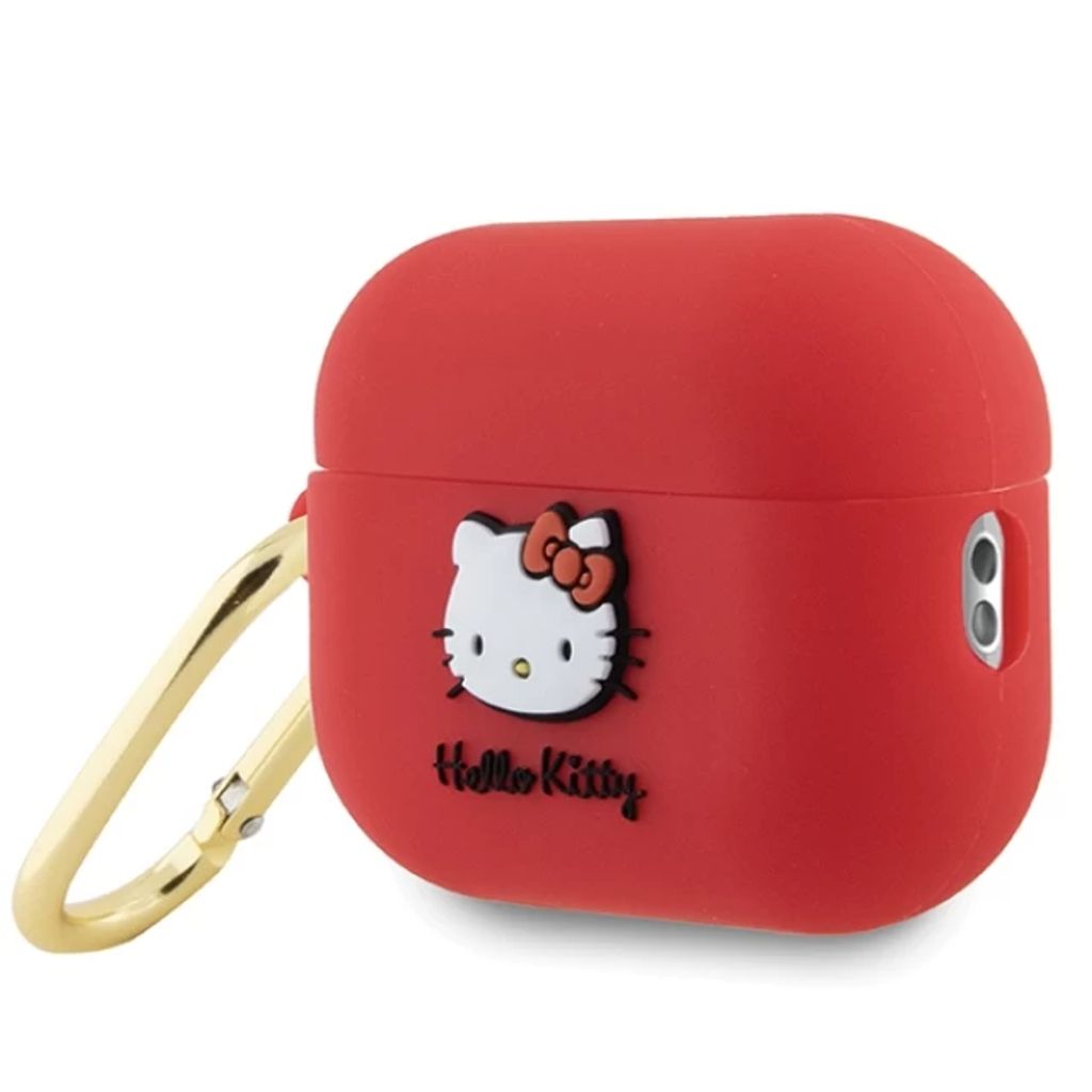 Hello Kitty 3D Silikon Fodral till Airpods Pro 2 - Röd