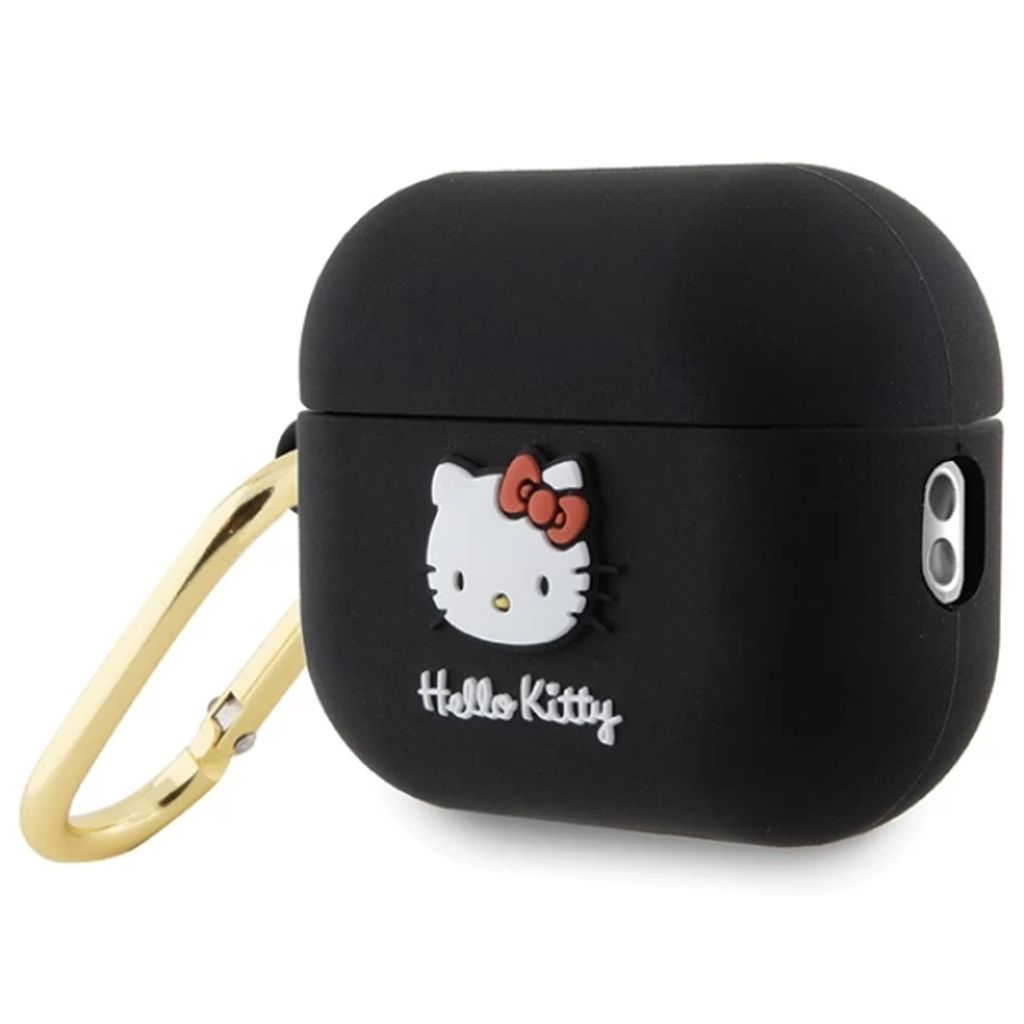 Hello Kitty 3D Silikon Fodral till Airpods Pro 2 - Svart