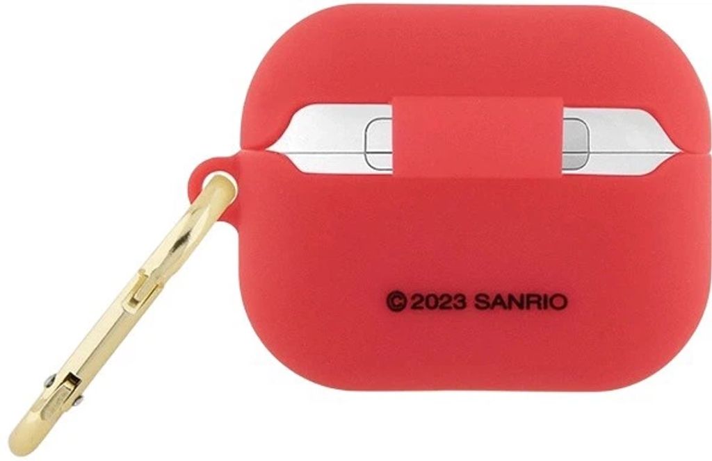 Hello Kitty 3D Silikon Fodral till AirPods Pro - Röd