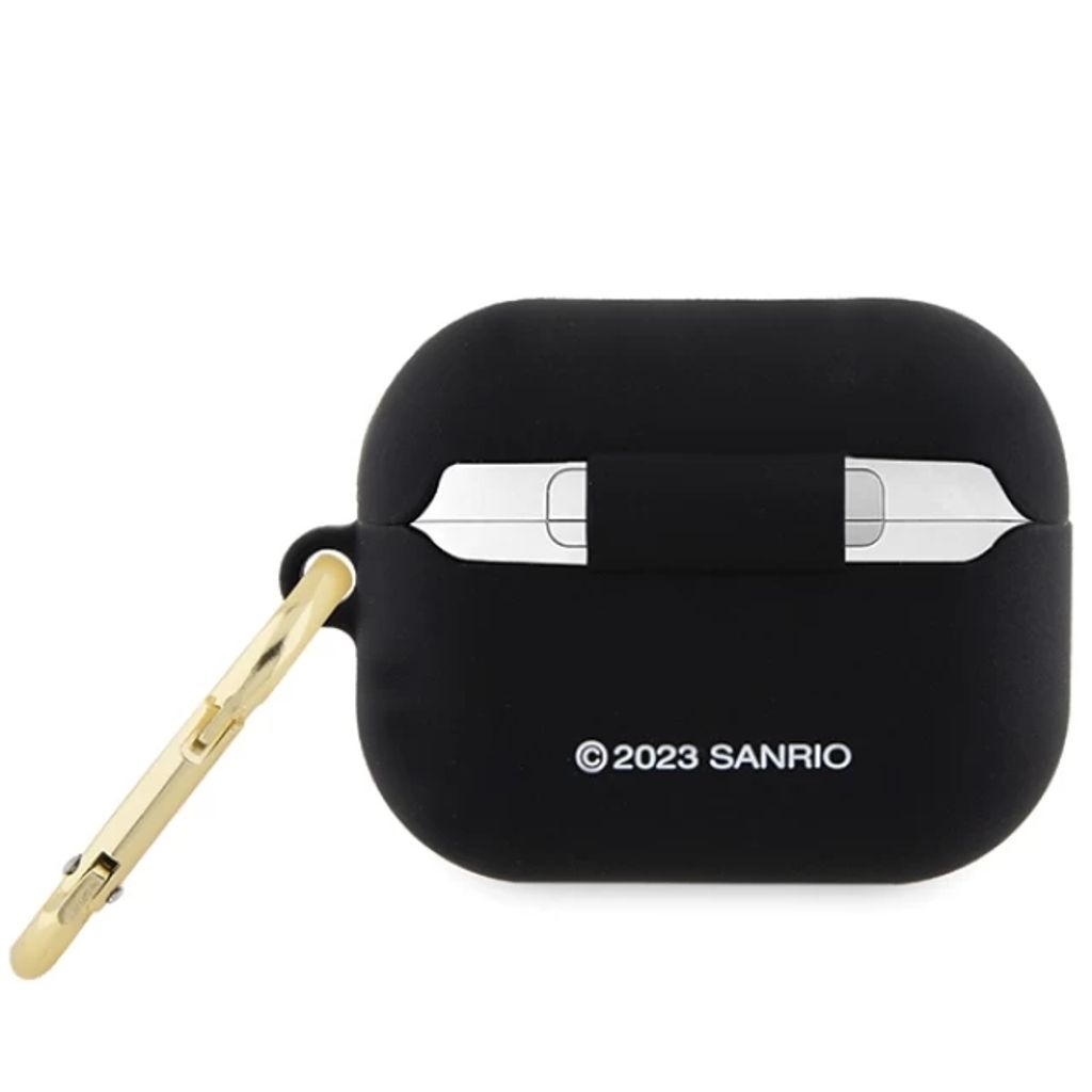 Hello Kitty 3D Silikon Fodral till AirPods Pro - Svart