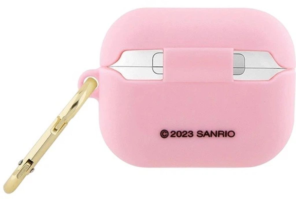 Hello Kitty 3D Silikon Fodral till AirPods Pro - Rosa