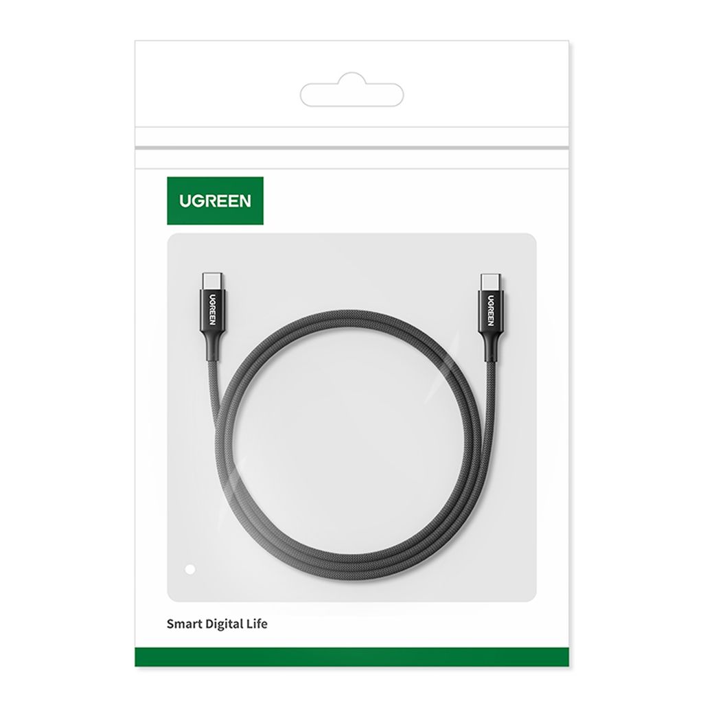 Ugreen US557 USB-C/USB-C PD kabel 100W 1m - sort