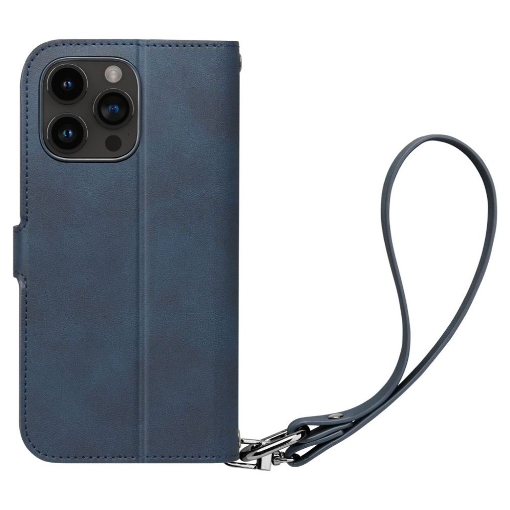Spigen Wallet S Pro Etui til iPhone 15 Pro - Marineblå