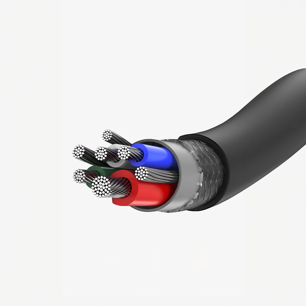 Ugreen US300 USB-C / USB-C kabel 480Mb/s 5A 1m - sort