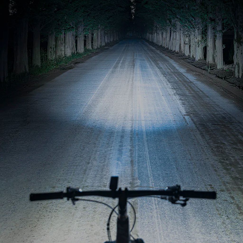 Rockbros Framlampa för cykel 260 lm, uppladdningsbar 1500mAh – svart
