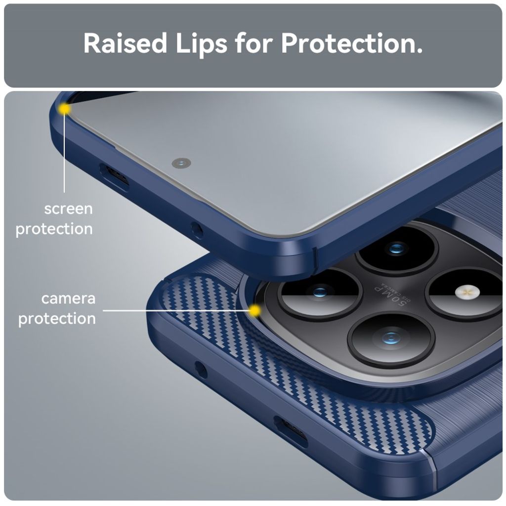 Xiaomi Redmi Note 15 ProPlus 5G Case in Plastic - Blue