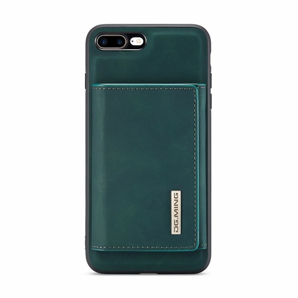 DG.MING iPhone 7 Plus / 8 Plus Cover med Pung - Grøn