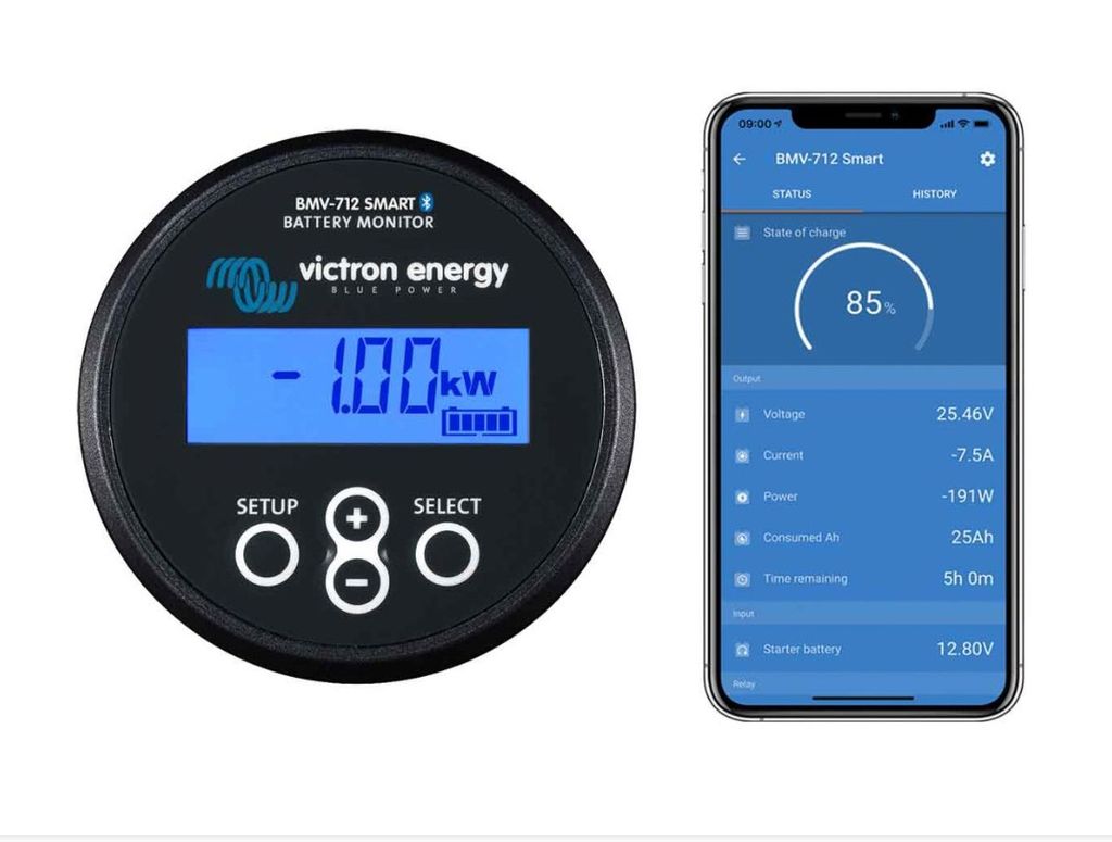 Victron BMV-712 Smart batterimonitor med Bluetooth