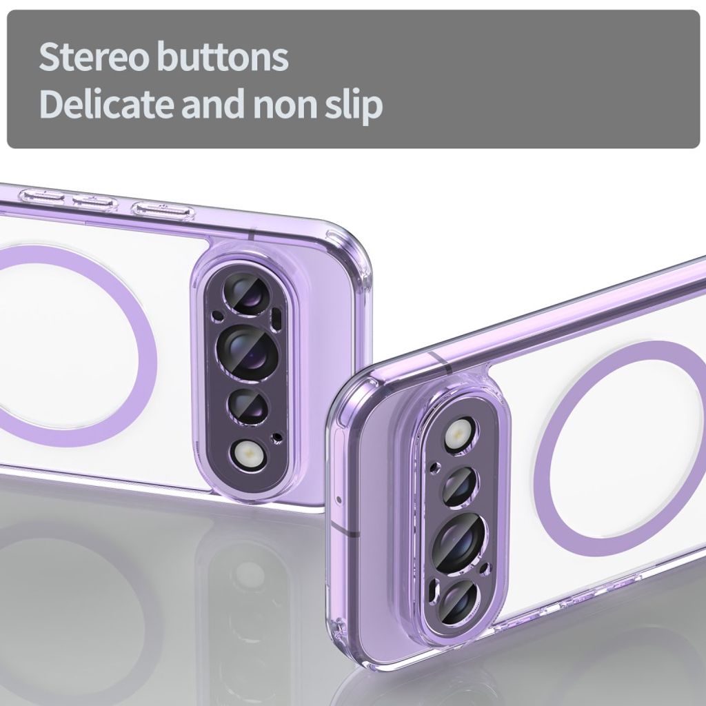 Google Pixel 11 MagSafe Skal - Transparent Lila