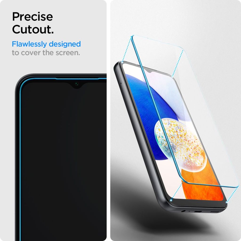 Spigen Glas.tR Slim 2-pack Näytönsuoja Samsung Galaxy A15 4G/5G/A25 5G