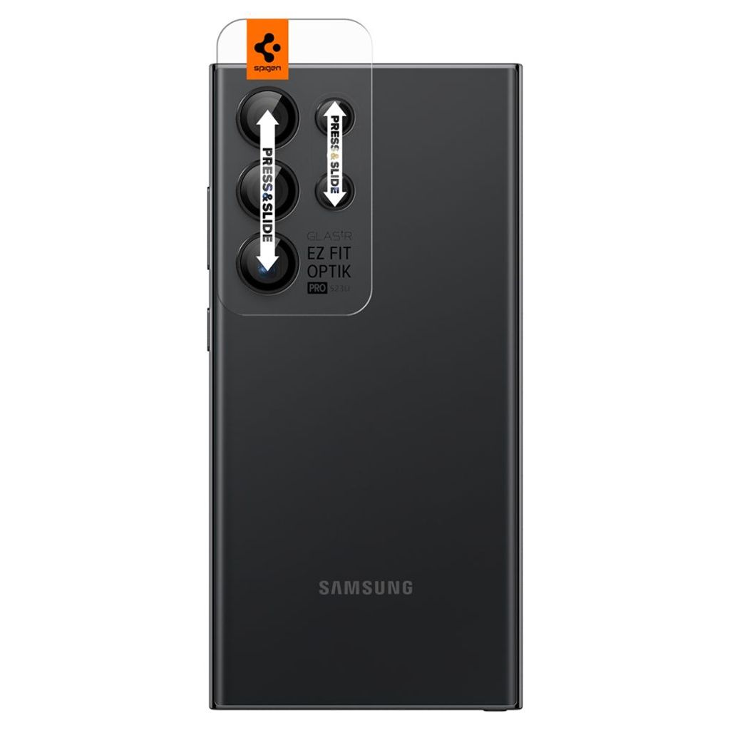 Spigen Optik.tR EZ Fit 2-pack Linsebeskytter til Samsung Galaxy S24 Ultra